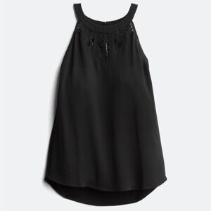 Market & Spruce Milagra lace detail blouse